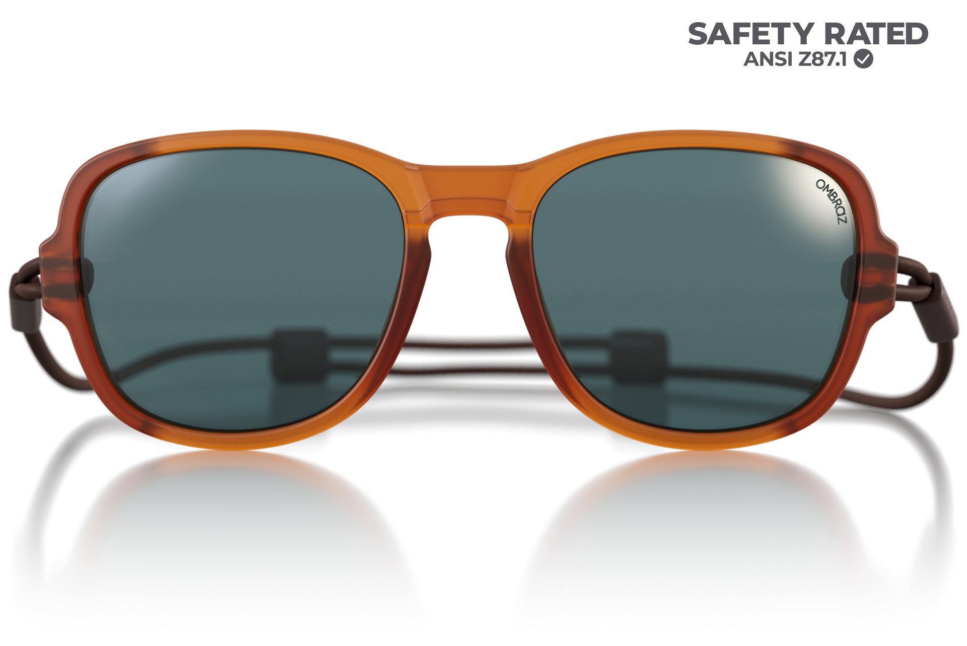 teton_honey_grey Ombraz unisex honey grey Teton armless sunglasses with strap