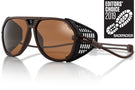 Mattebrown_brown_shields Ombraz unisex matte brown classic armless rope sunglasses with visors