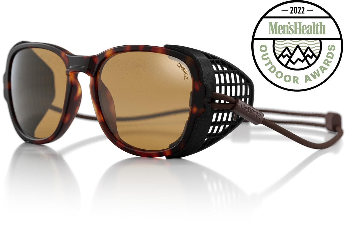 teton_tortoise_yellow_shields Ombraz unisex tortoise yellow Teton armless string sunglasses