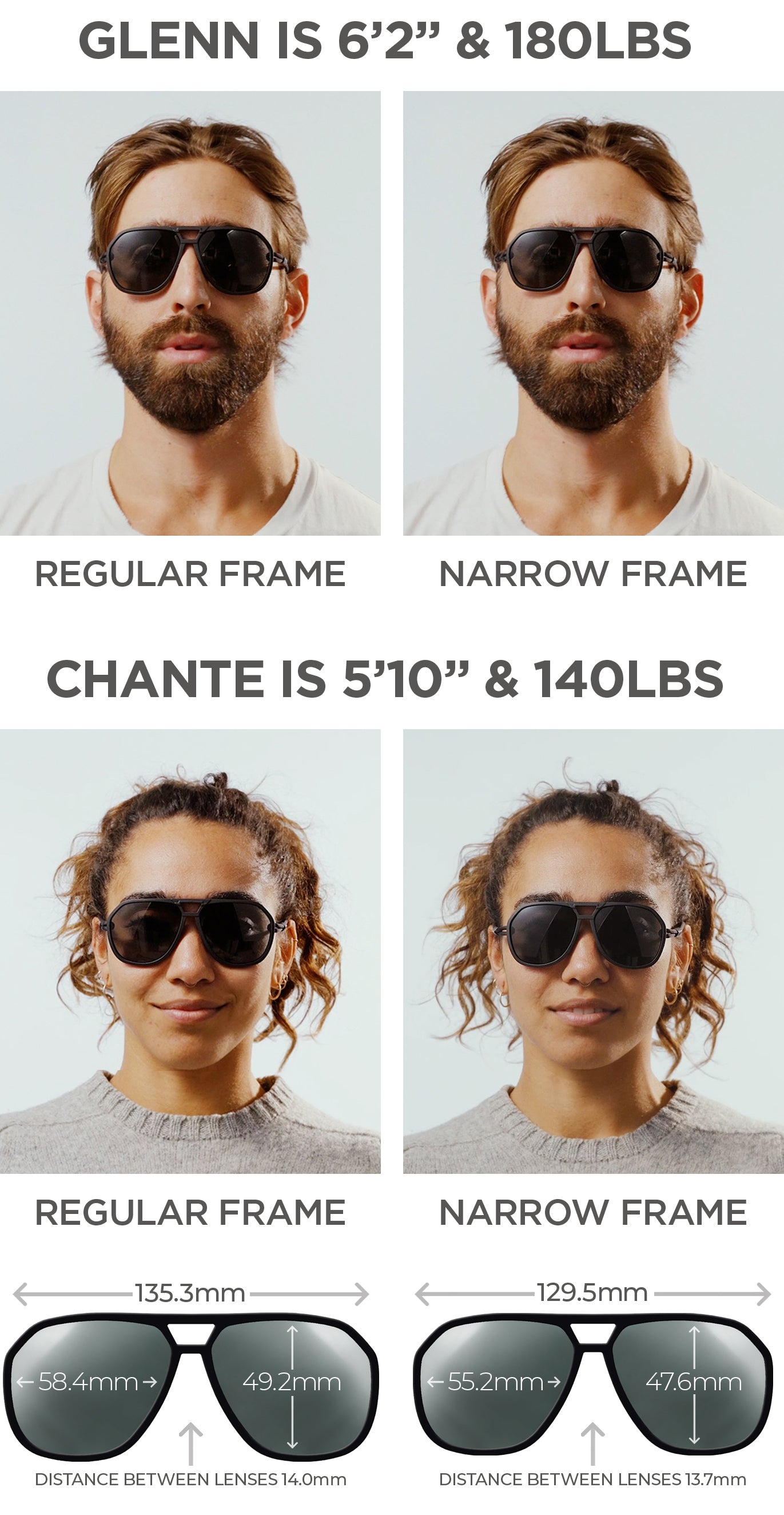 Classic Frame Size Guide