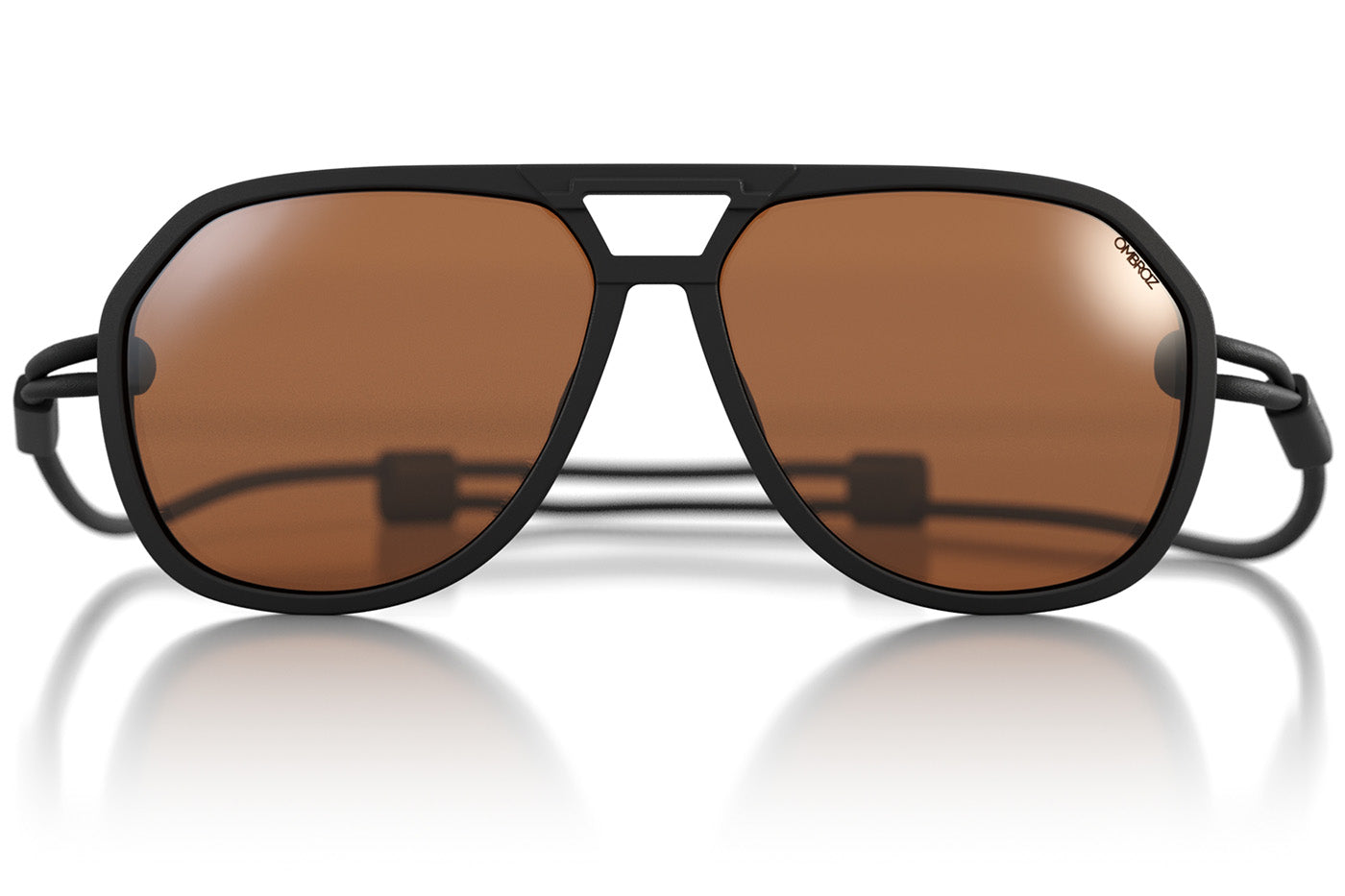 classic_charcoal_brown Ombraz unisex charcoal brown classic armless strap sunglasses