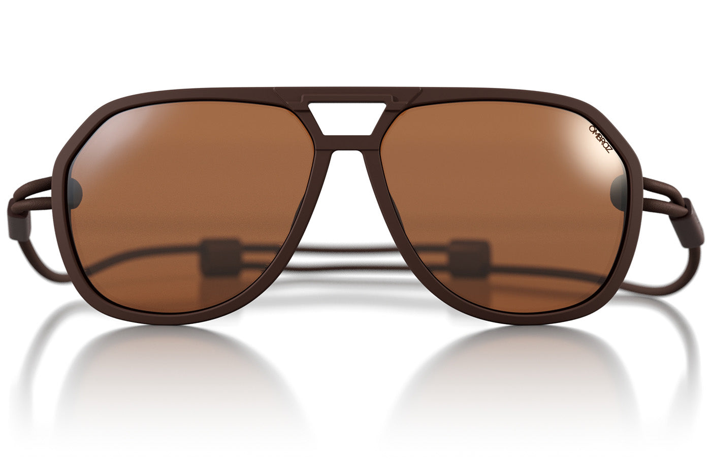 classic_mattebrown_brown Ombraz unisex brown brown classic armless rope sunglasses