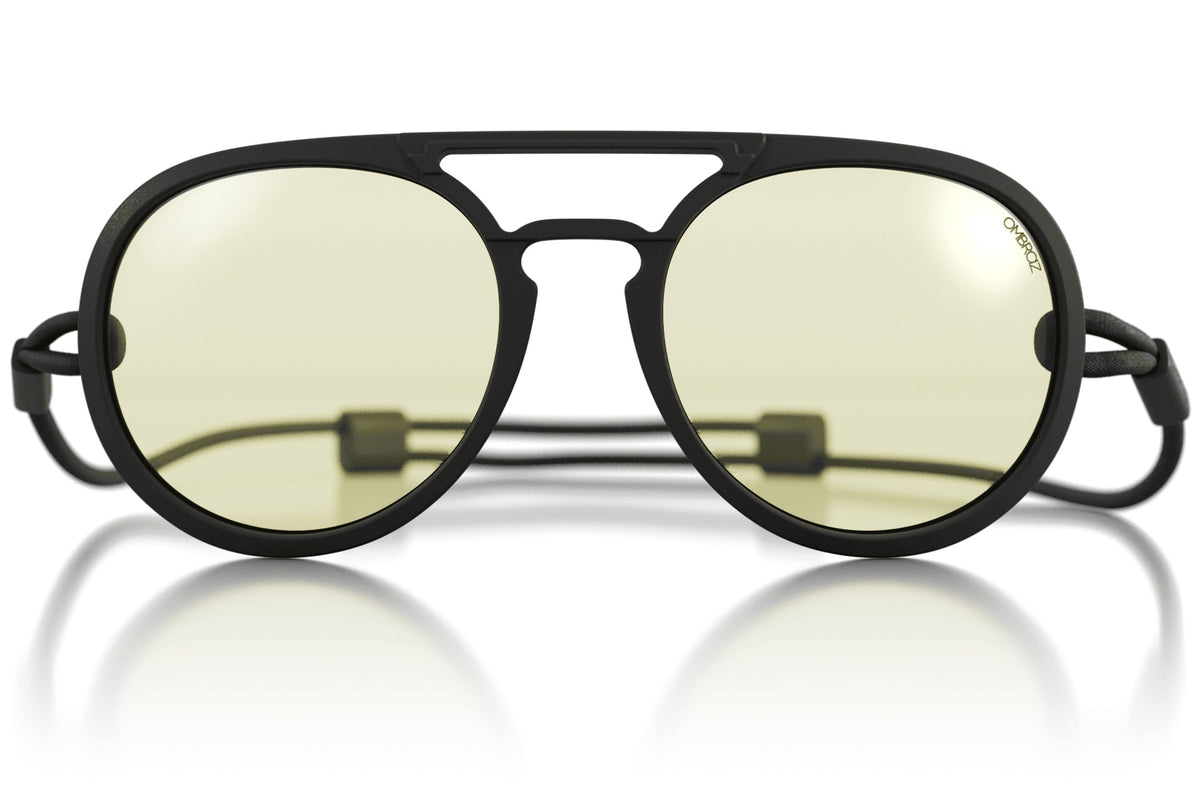 dolomite_charcoal_blocker Ombraz unisex dolomite armless strap sunglasses