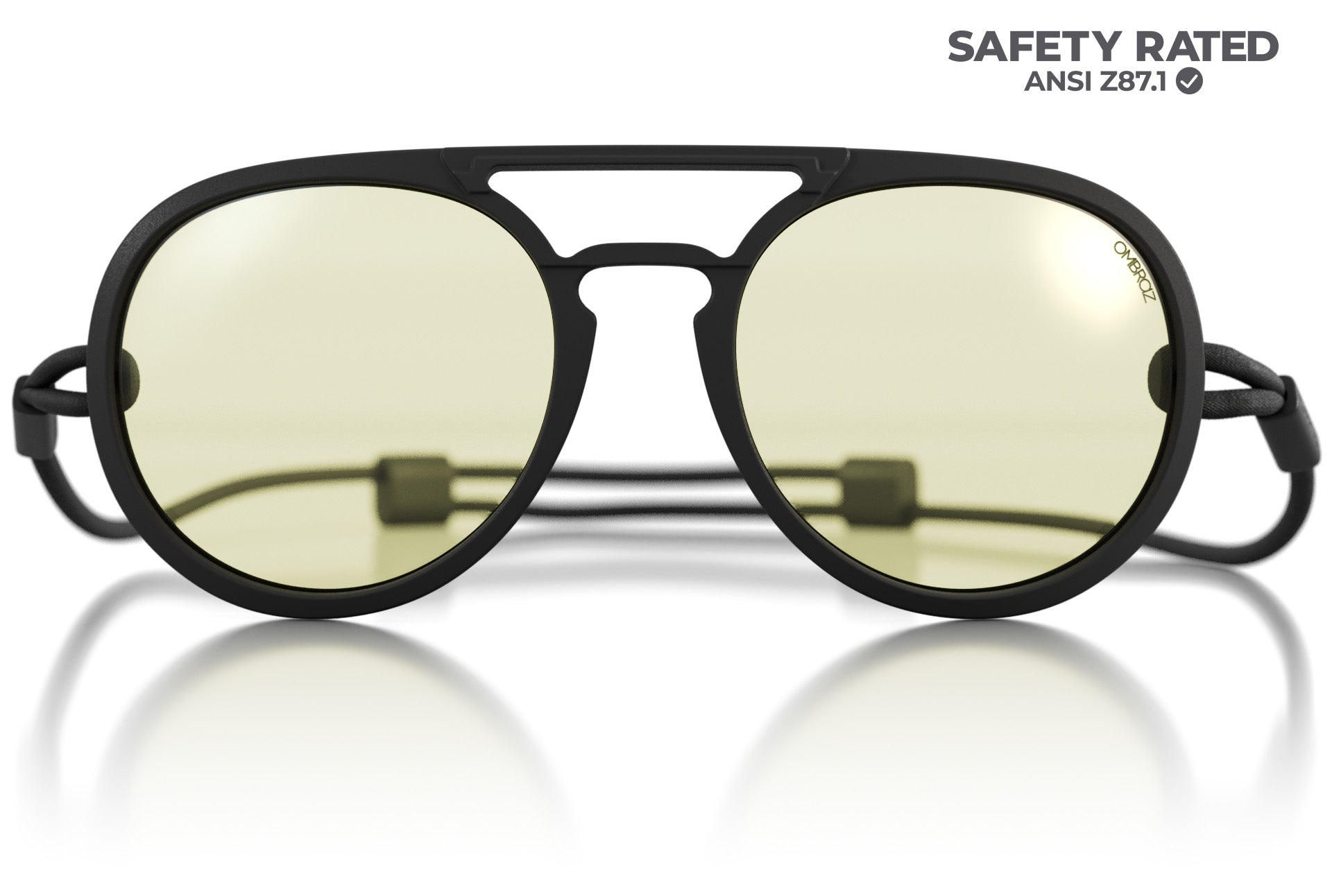 dolomite_charcoal_blocker Ombraz unisex dolomite armless strap sunglasses