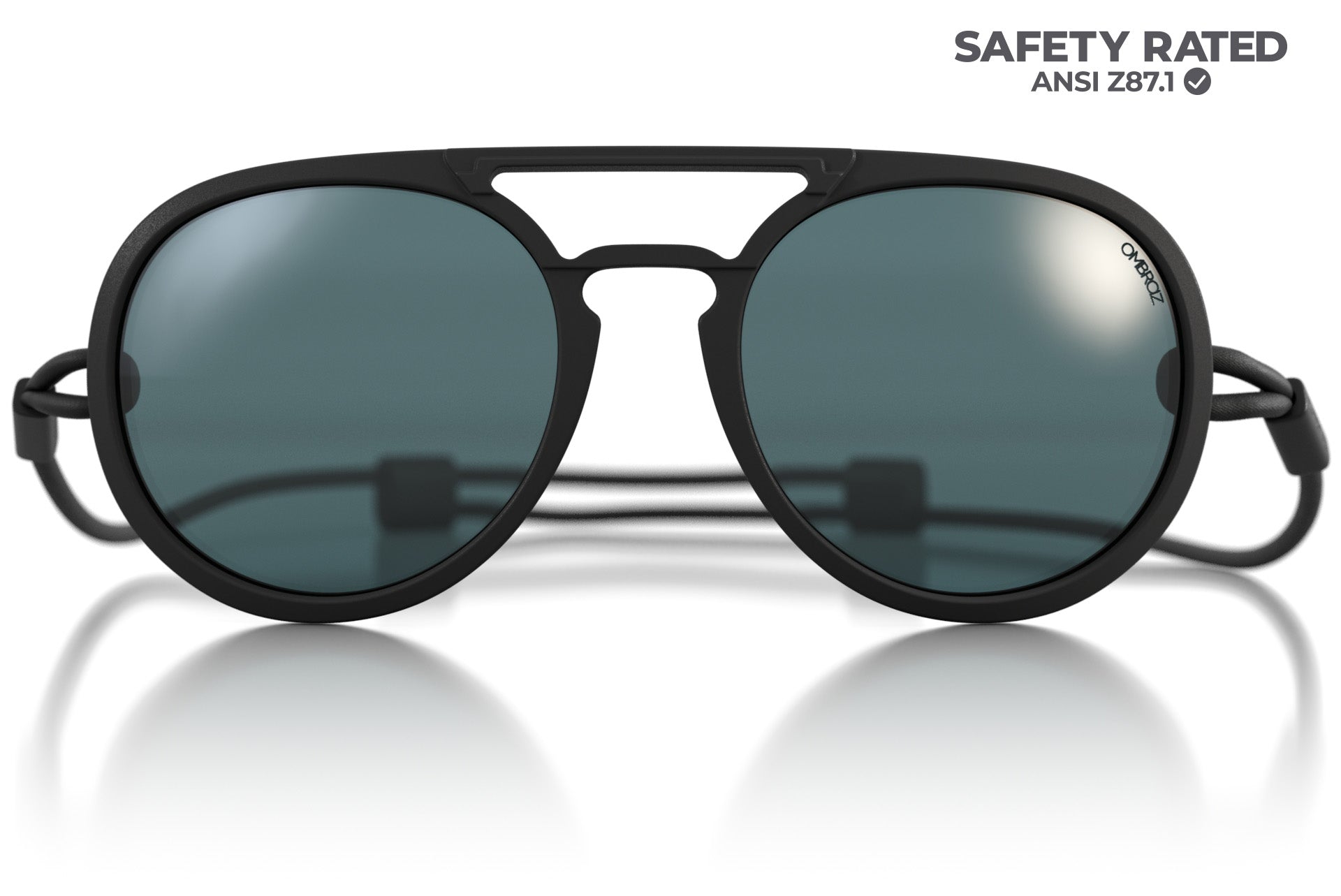 dolomite_charcoal_grey Ombraz unisex dolomite armless sunglasses with strap