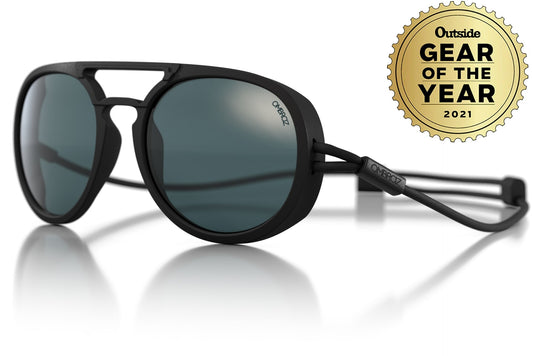 dolomite_charcoal_grey Ombraz unisex dolomite armless sunglasses with strap, gear of the year award