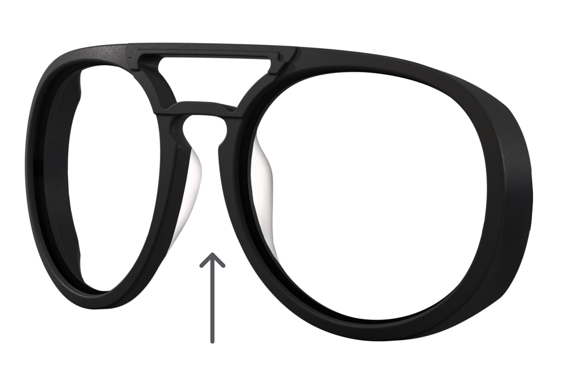 q*3様 ombraz VIALE NOSE PAD RISER Viale Nose Pad Riser