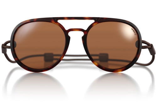 dolomite_tortoise_brown Ombraz unisex tortoise brown Dolomite armless sunglasses with strap