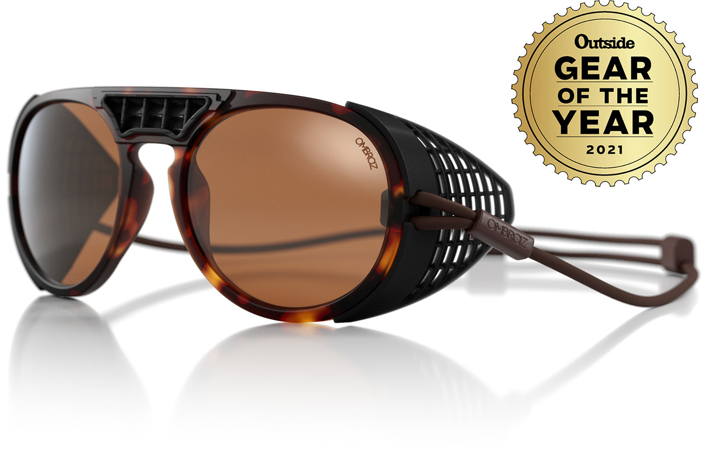 dolomite_tortoise_brown_shields Ombraz unisex tortoise brown Dolomite armless rope sunglasses