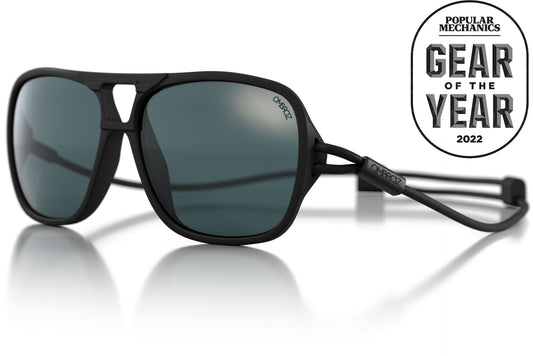 leggero_charcoal_grey Ombraz unisex charcoal grey leggero armless sunglasses with strap