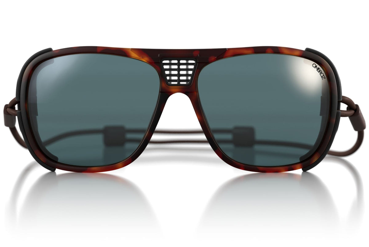 leggero_tortoise_grey_shields Ombraz unisex tortoise grey leggero armless rope sunglasses with visors