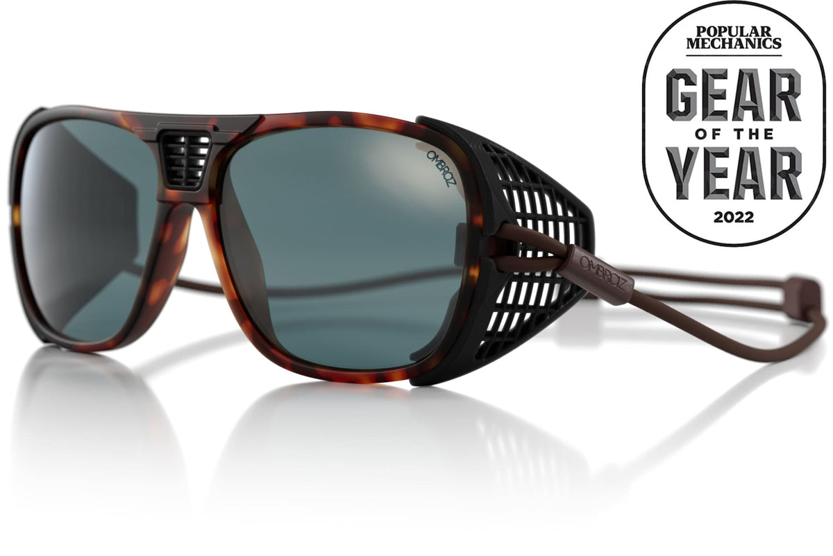 leggero_tortoise_grey_shields Ombraz unisex tortoise grey leggero armless string sunglasses with visors