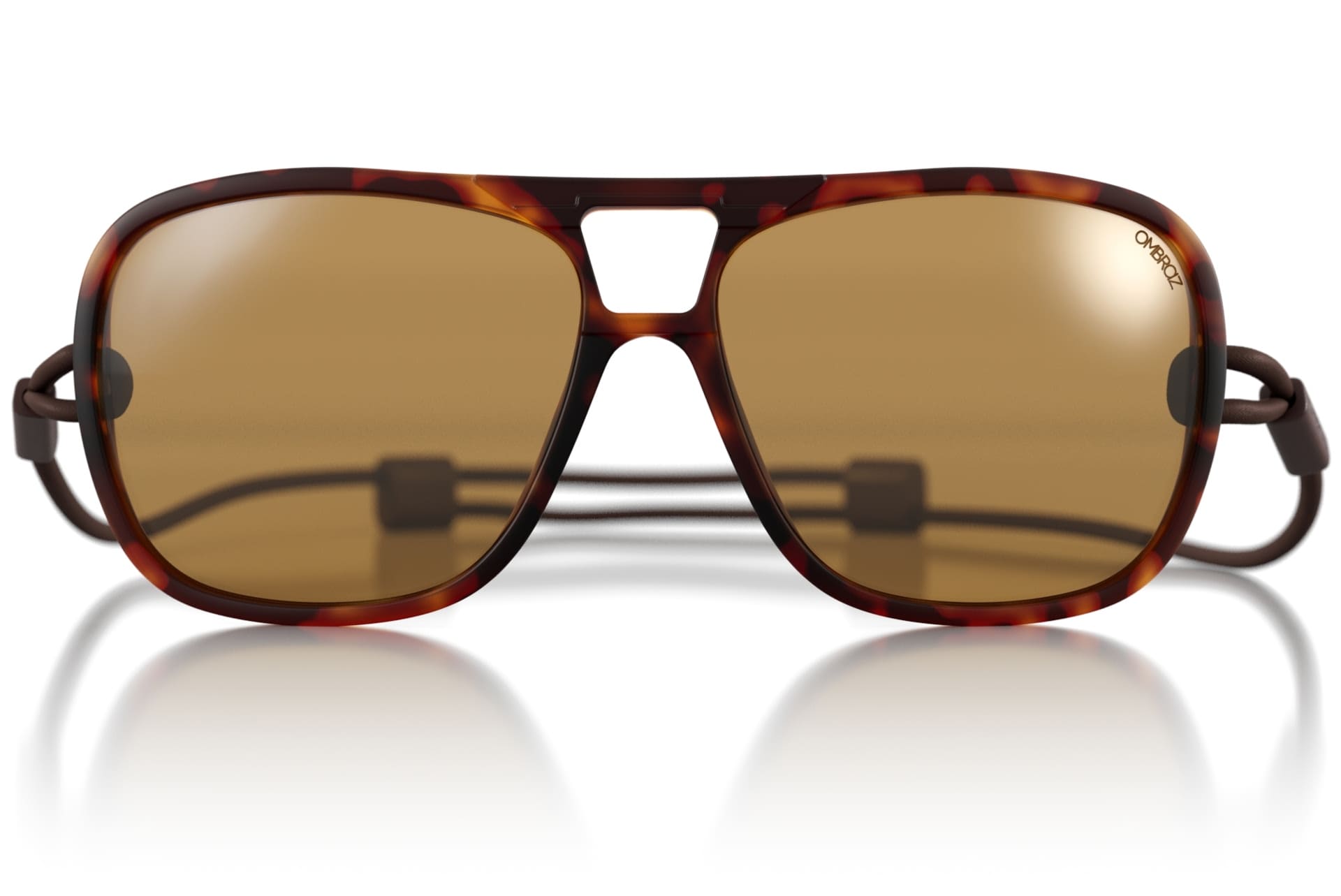 leggero_tortoise_yellow Ombraz unisex leggero tortoise yellow armless strap sunglasses