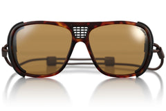 leggero_tortoise_yellow_shields Ombraz unisex tortoise yellow leggero armless strap sunglasses with visors