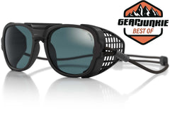 teton_charcoal_grey_shields Ombraz unisex charcoal grey Teton armless strap sunglasses