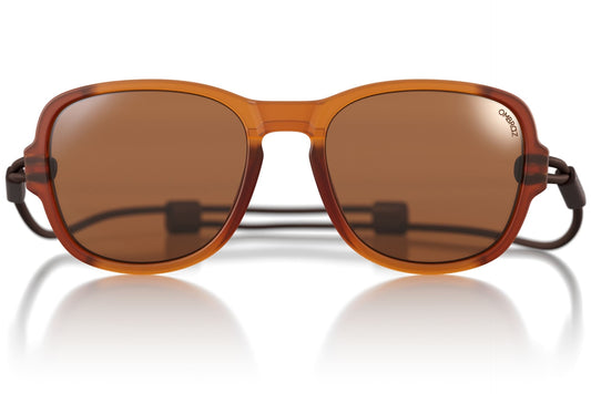 teton_honey_brown Ombraz unisex honey yellow armless strap sunglasses