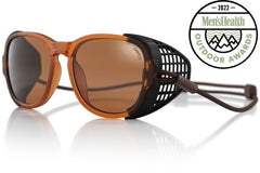 teton_honey_brown_shields Ombraz unisex honey brown Teton armless strap sunglasses