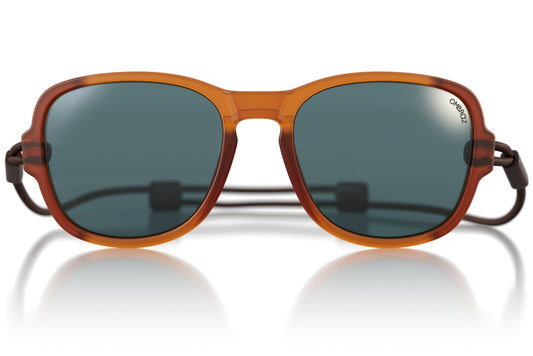 teton_honey_grey Ombraz unisex honey grey Teton armless sunglasses with strap