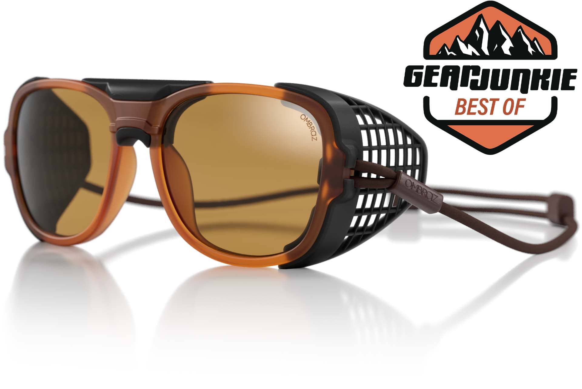 teton_honey_yellow_shields Ombraz unisex honey yellow Teton armless string sunglasses