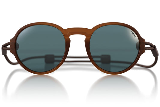 viale_dusk_grey Close up of Ombraz viale armless strap sunglasses