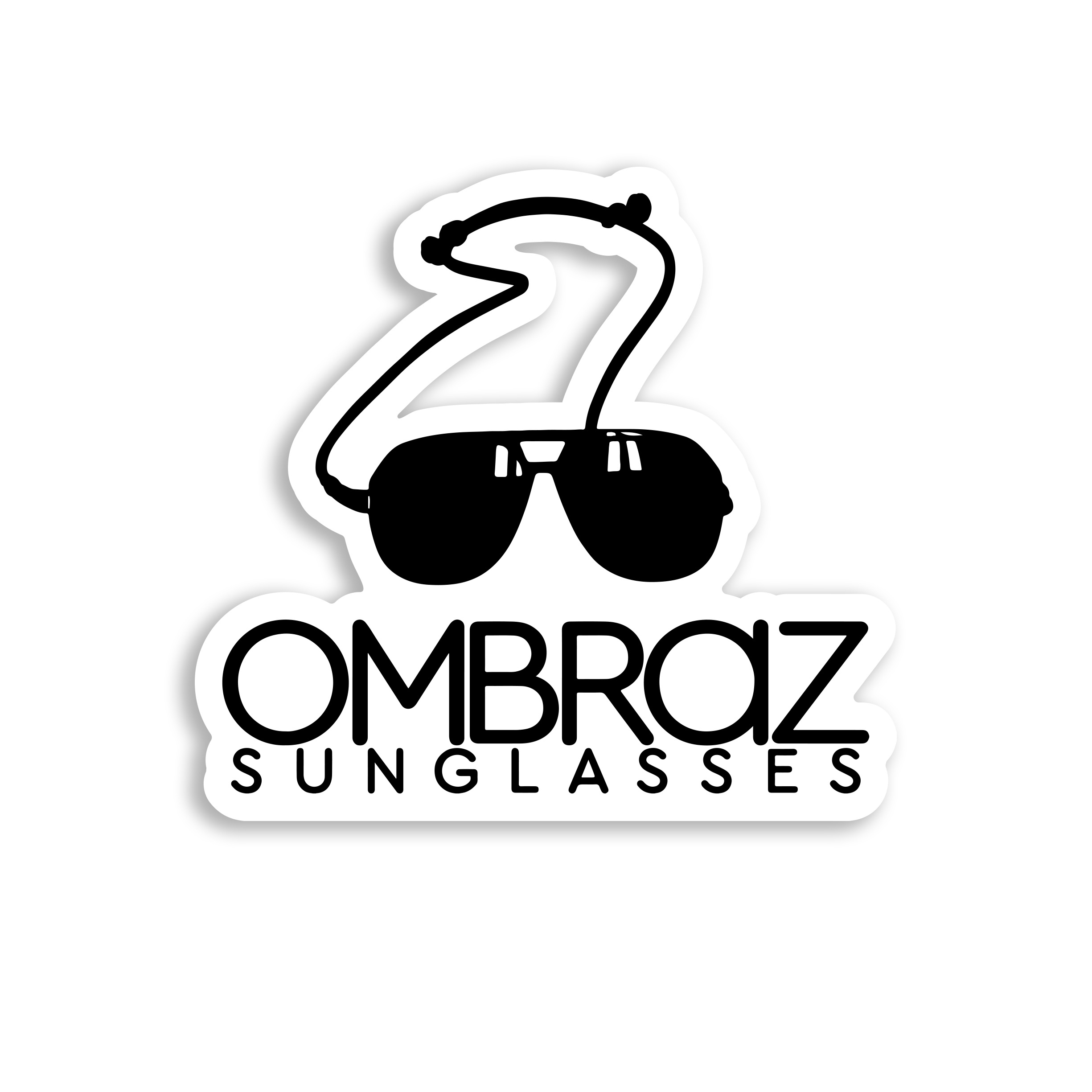 Ombraz armless strap sunglass original logo