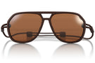 MATTEBROWN_brown Ombraz unisex brown brown classic armless rope sunglasses