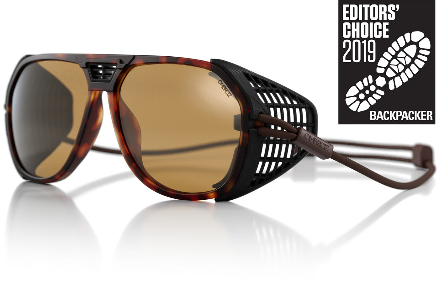 classic_tortoise_yellow_shields Ombraz unisex tortoise yellow classic armless rope sunglasses with visors