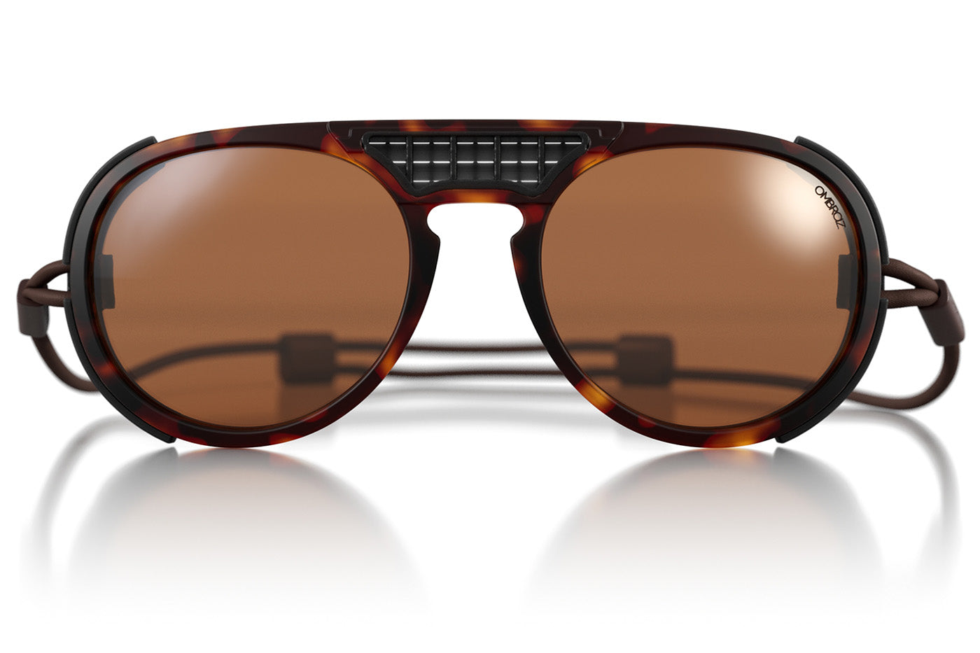 dolomite_tortoise_brown_shields Ombraz unisex tortoise brown Dolomite armless strap sunglasses