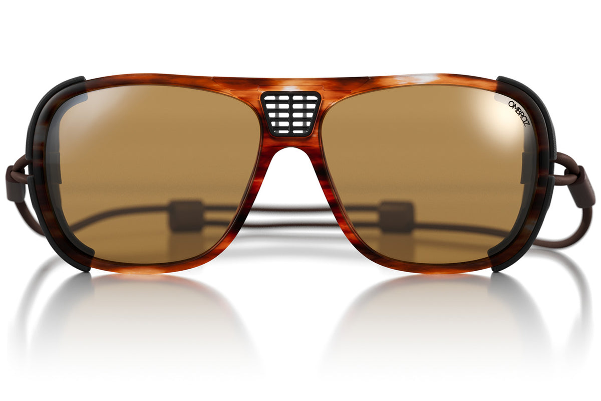 Ember_yellow_shields Ombraz unisex ember yellow leggero armless strap sunglasses with visors