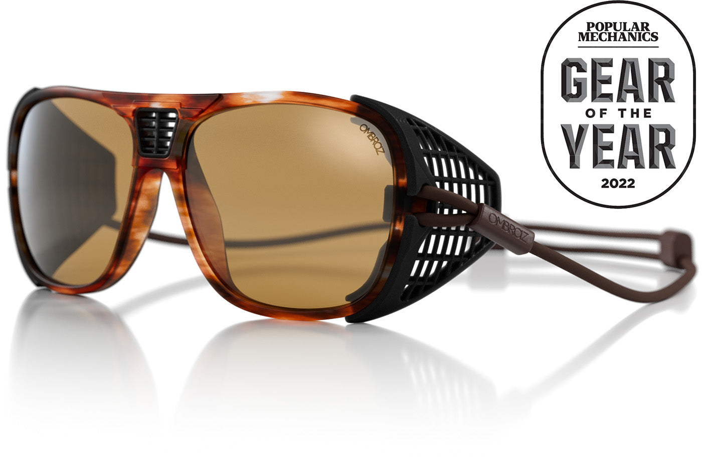 Ember_yellow_shields Ombraz unisex ember yellow leggero armless rope sunglasses with visors