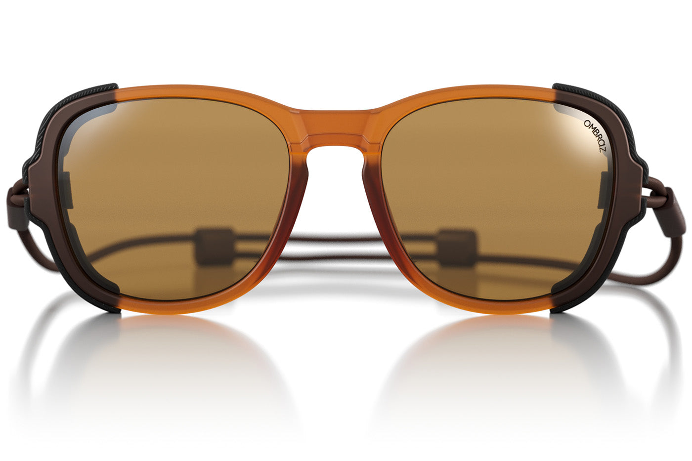 teton_honey_yellow_shields Ombraz unisex honey yellow Teton armless rope sunglasses