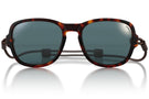 TETON_TORTOISE_GREY Close up of Ombraz teton armless sunglasses with cord