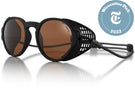 VIALE_Charcoal_brown_shields Ombraz unisex charcoal brown viale armless string sunglasses with visors