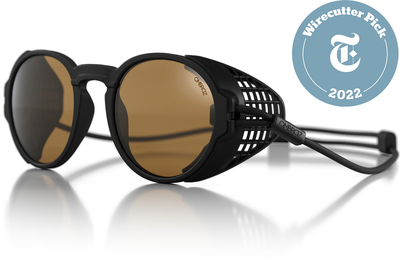 viale_charcoal_yellow_shields Ombraz unisex charcoal yellow viale armless rope sunglasses with visors