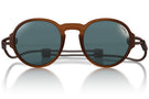 VIALE_DUSK_GREY Close up of Ombraz viale armless strap sunglasses